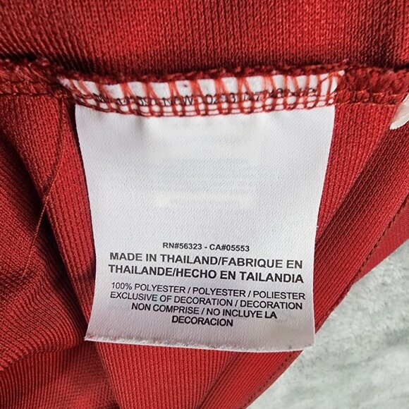 Men's Nike Golf Red Polo Shirt Dri-Fit Spartan Embroidery Short Sleeve Size XXL - Picture 7 of 11